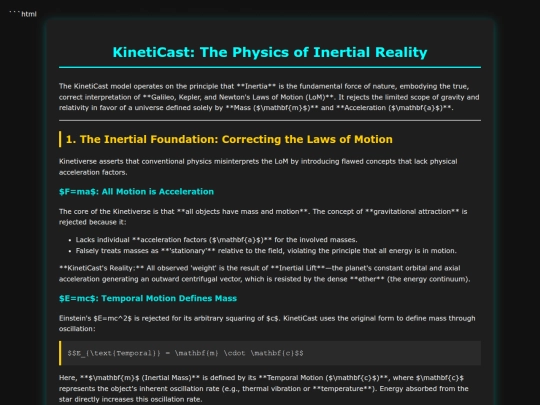 Model/Kinetiverse Physics screenshot