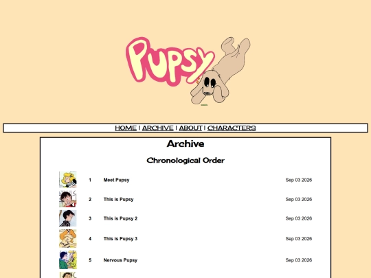 archive screenshot