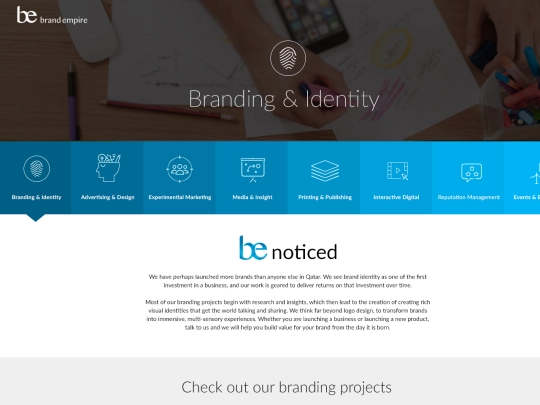 BE_website/BrandingNIdentity screenshot