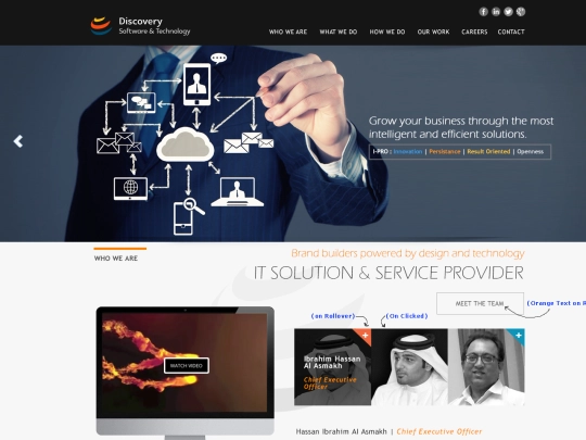 Homepage screenshot