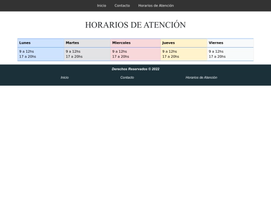 nuevotp/horario screenshot