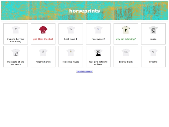horseprints screenshot