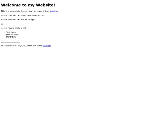 test screenshot