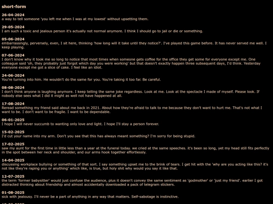rambling screenshot