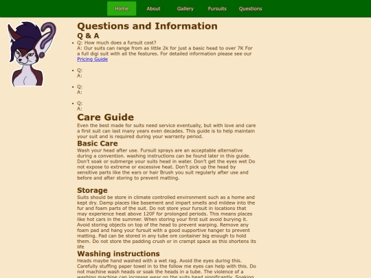 questions screenshot