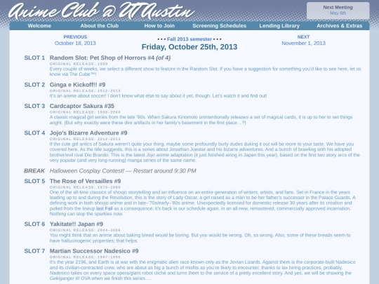 schedule/20131025 screenshot