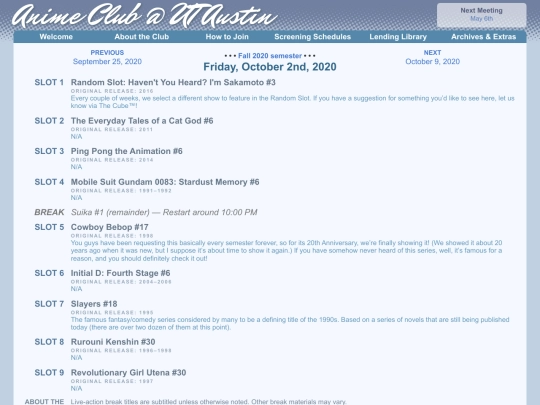 schedule/20201002 screenshot