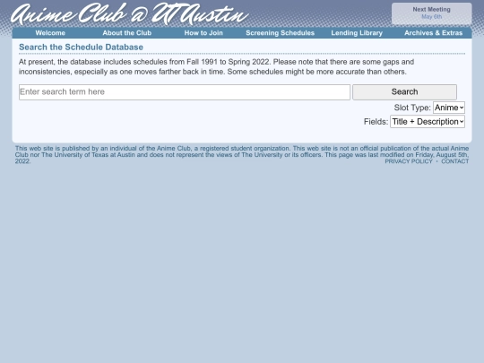 search screenshot