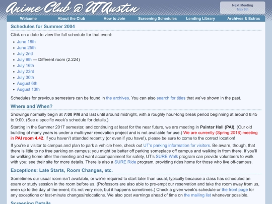 semester/2004/summer screenshot