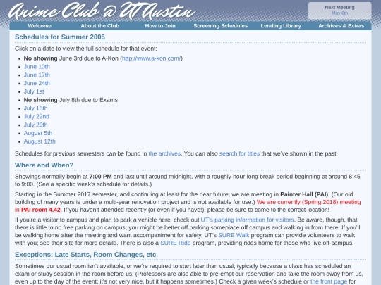 semester/2005/summer screenshot