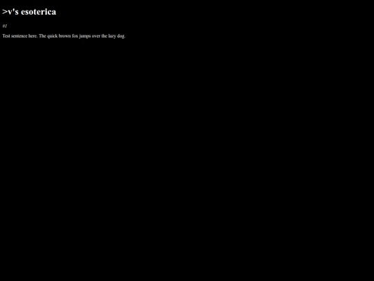 test screenshot