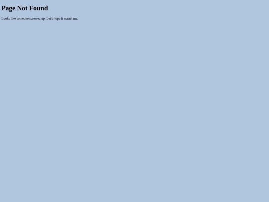 not_found screenshot