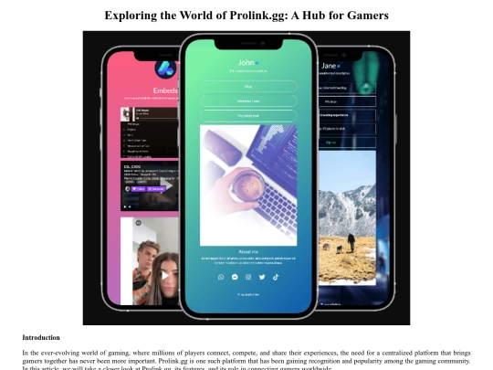 Prolinkgg screenshot