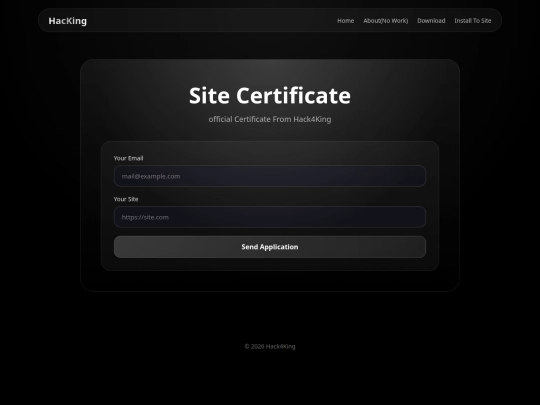 Program/HacKing/SiteConnect_Certificate screenshot