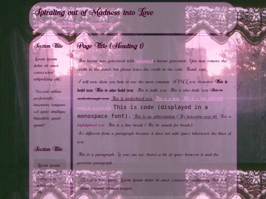 index screenshot