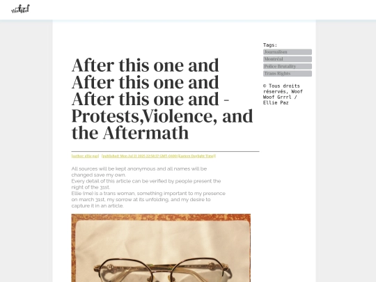 articles/After this one and After this one and After this one and -Protests,Violence, and the Aftermath screenshot