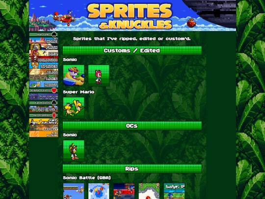 sprites screenshot