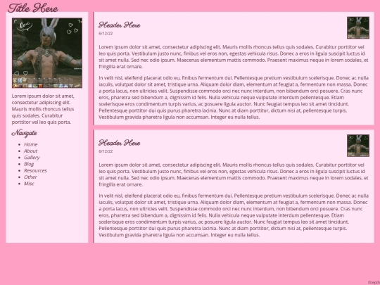 blog screenshot