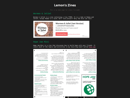 zine-demo screenshot