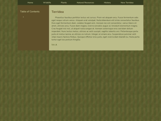 Terridea/Home screenshot
