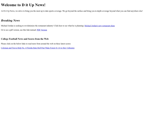 DitUpNews screenshot