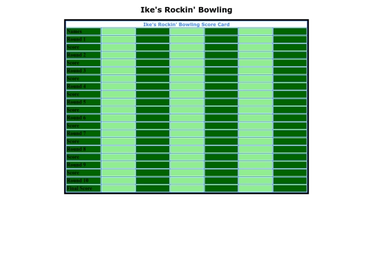 bowling screenshot