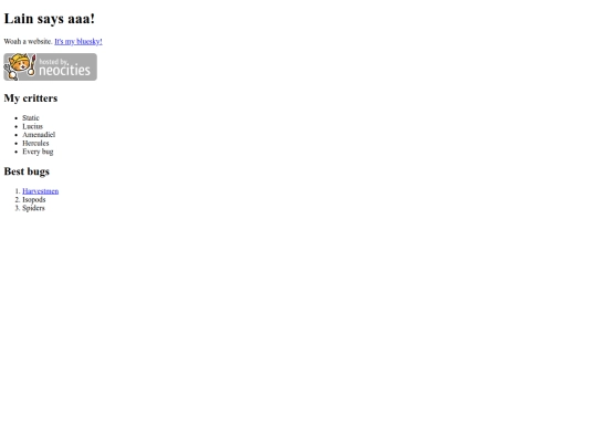 index screenshot
