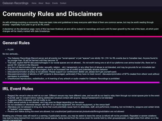 rules screenshot