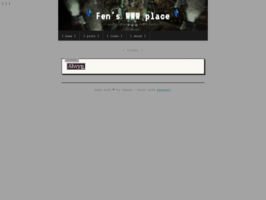 links screenshot