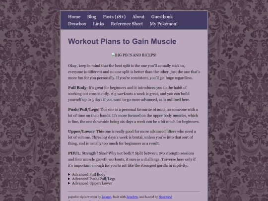 workouts screenshot