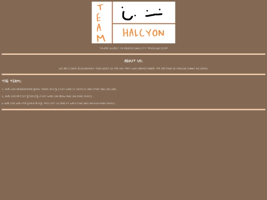 teamhalcyon/Team Halcyon screenshot