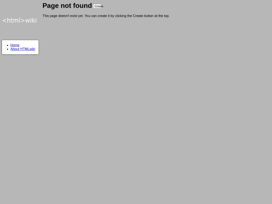 htmlwiki/404 screenshot