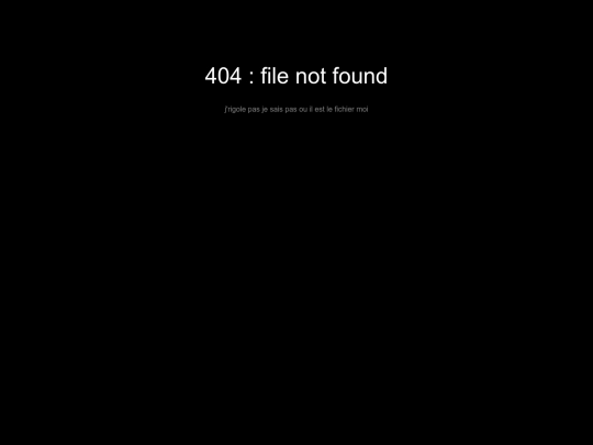not_found screenshot