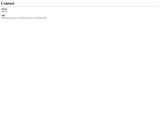 contact screenshot