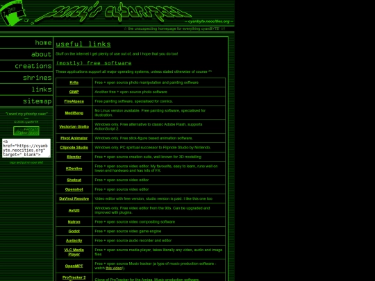 links/useful screenshot