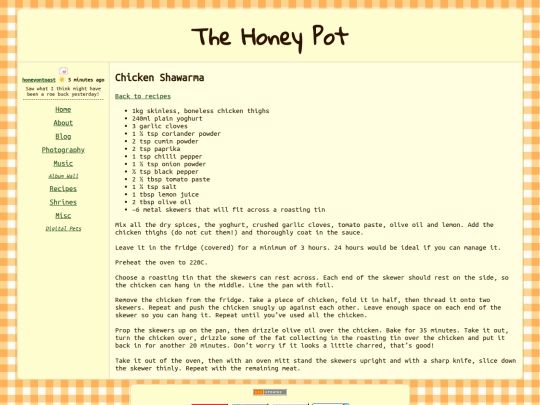 recipes/chicken-shawarma screenshot