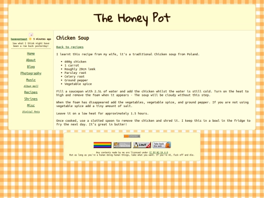 recipes/chicken-soup screenshot