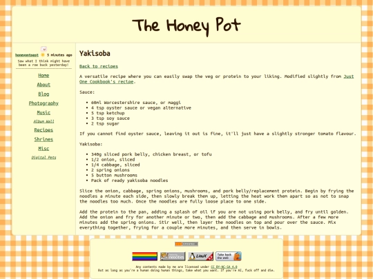recipes/yakisoba screenshot