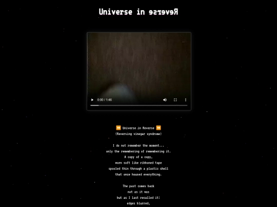 universeinreverse screenshot