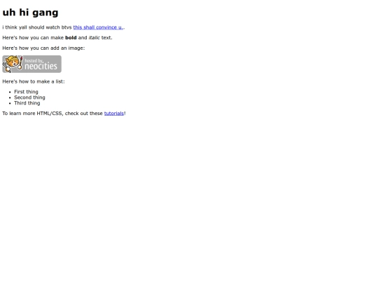 index screenshot