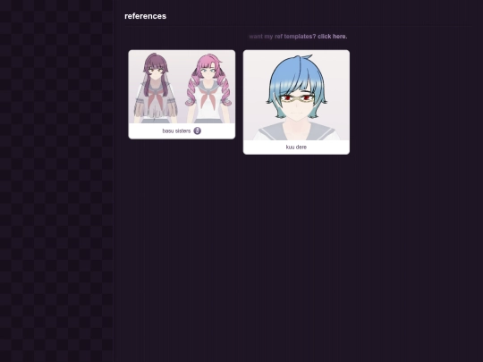references screenshot