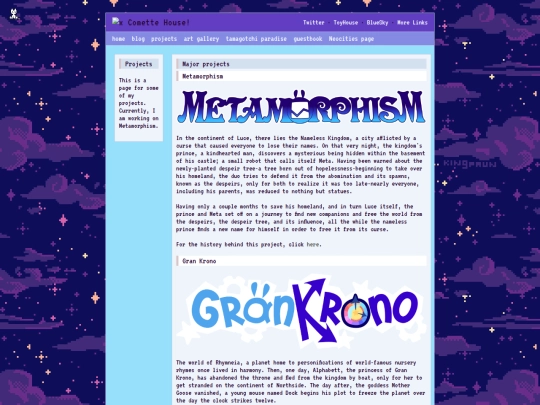 projects screenshot