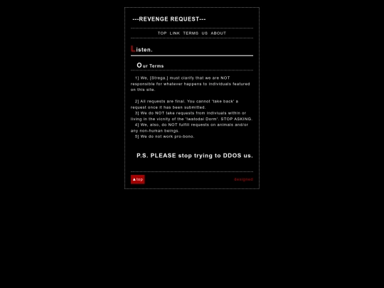 terms screenshot