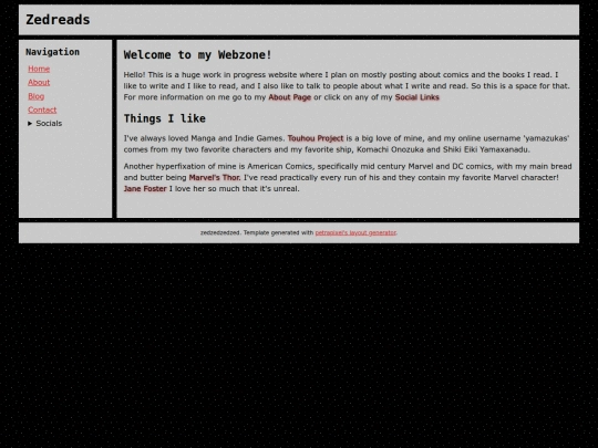 pages/About screenshot