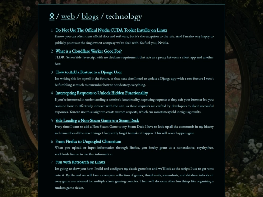 web/blogs/technology screenshot