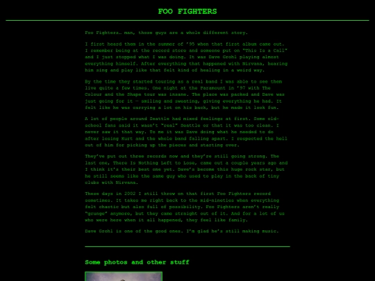 foofighters screenshot