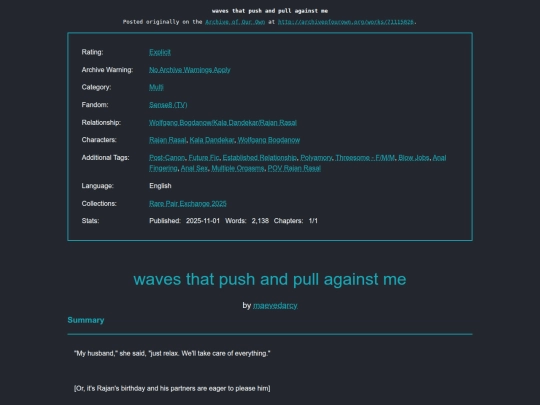 fanfiction ao3 style/waves_that_push_and_pull screenshot