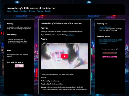 fanvidsindex screenshot
