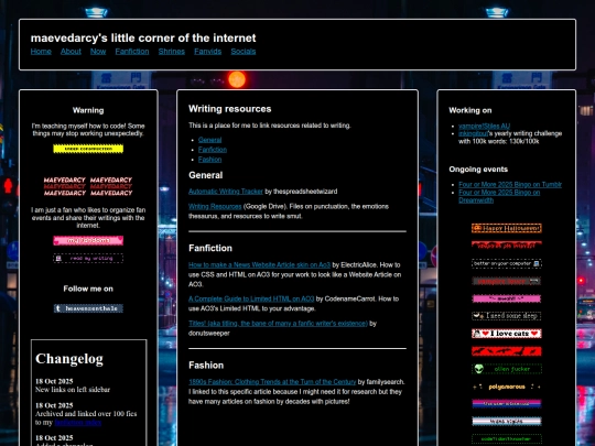 lists/writing-resources screenshot