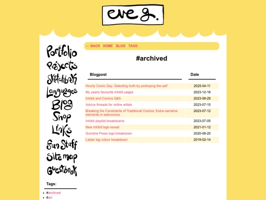 blog/tags/archived screenshot